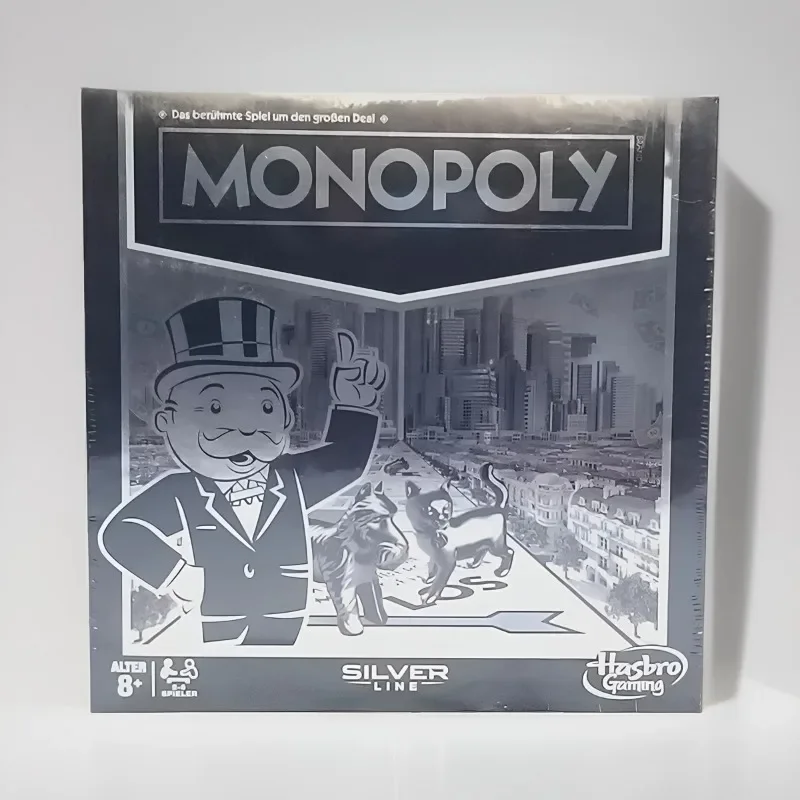 

Фигурка Hasbro Monopoly, серебристая кукла, доска, ролевые игры, ролевые игры, игрушка для семейного сбора