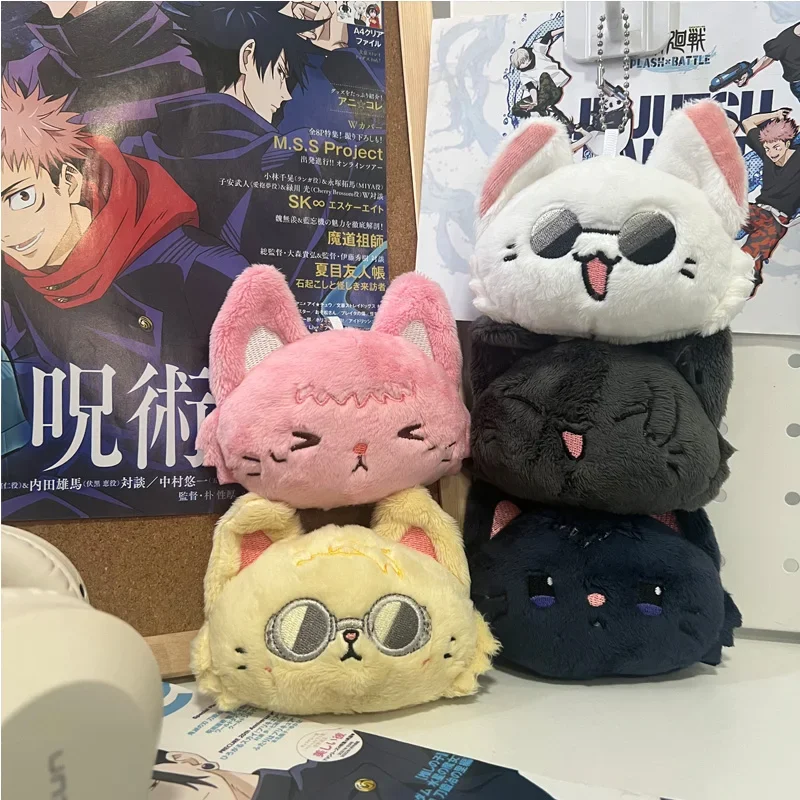 

Anime Jujutsu Kaisen Itadori Yuji Satoru Gojo Geto Suguru Cosplay Stuffed Toys Cotton Fluffy Dolls Pendant Dango Halloween Xmas