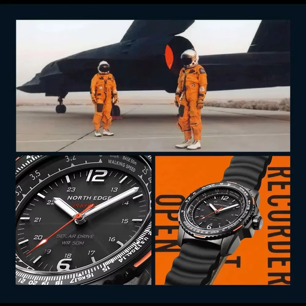NORTH EDGE PHOTON Orologio dig - Lantern Paper Solar recensione e prezzo