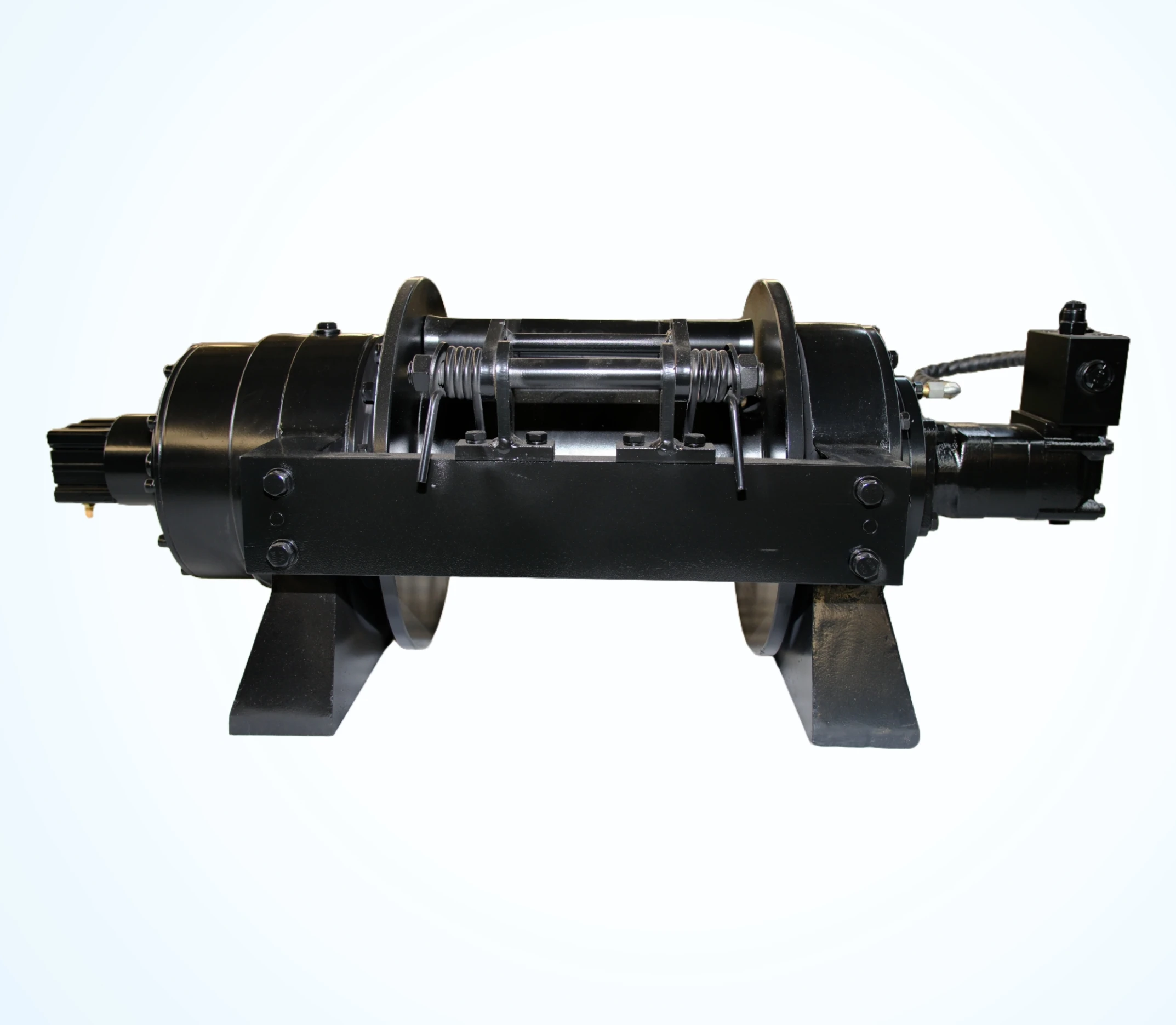 Factory Price Hydraulic Lifting Pulling Winch with Steel Wire Rope Remote Control for Cranes 15 Ton