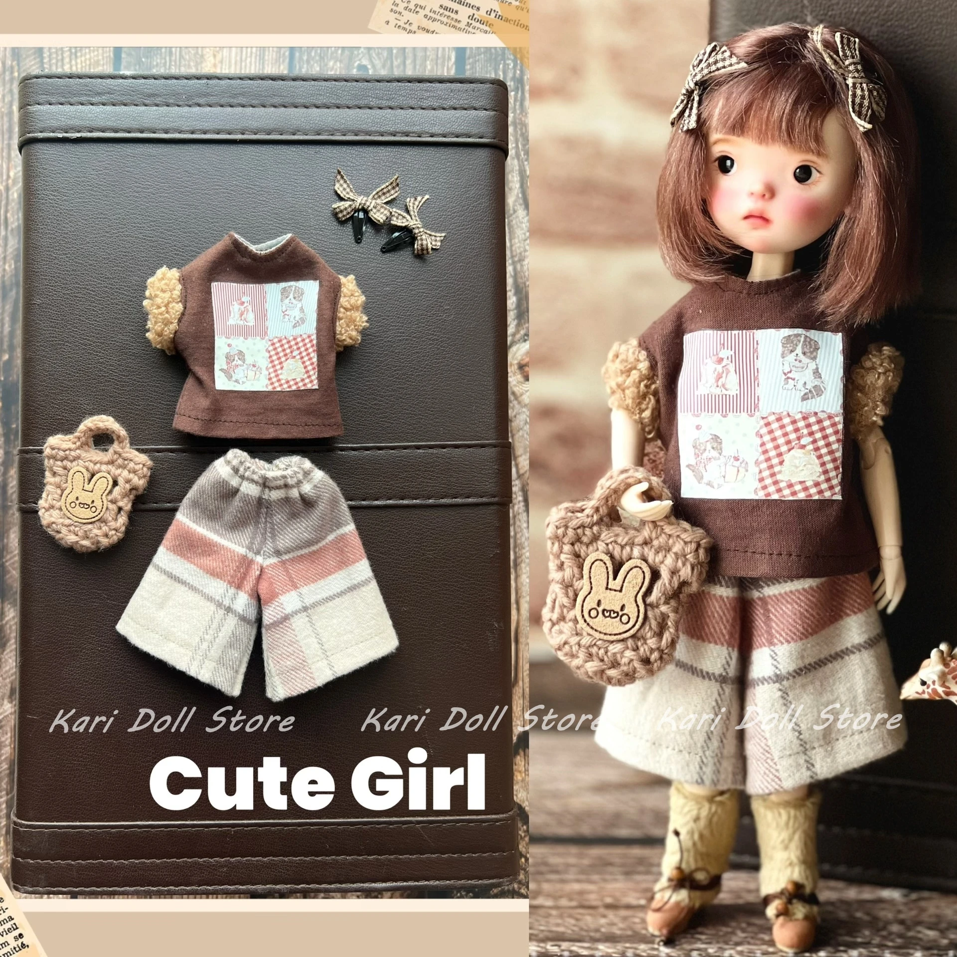 

2026 Kari Doll Clothes and skirts for Landazz Landoudou ob24 ob22 Doll Brown theme