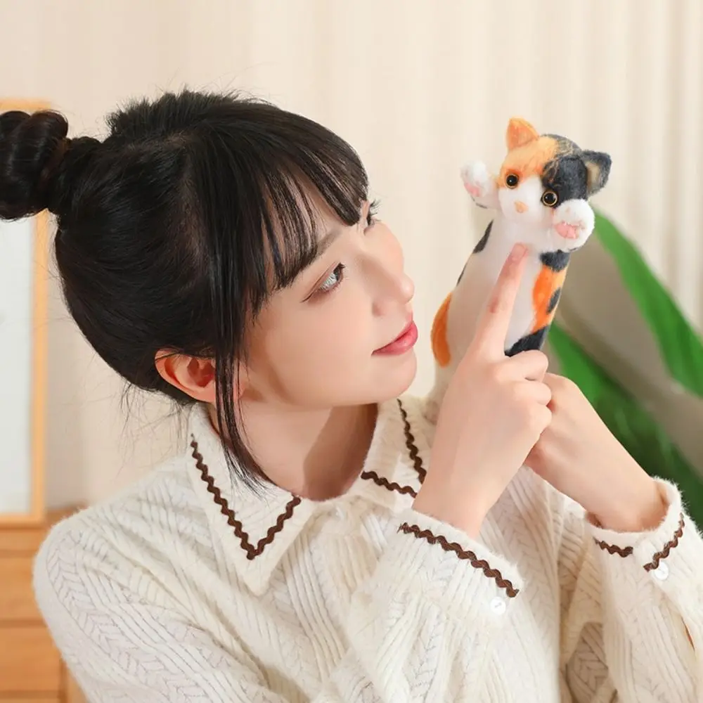 كيتي الدمى PP القطن محاكاة القط الدائمة محشوة الحيوان محشوة القط دمية نابض بالحياة Kawaii القفز هريرة ديكور المنزل #5