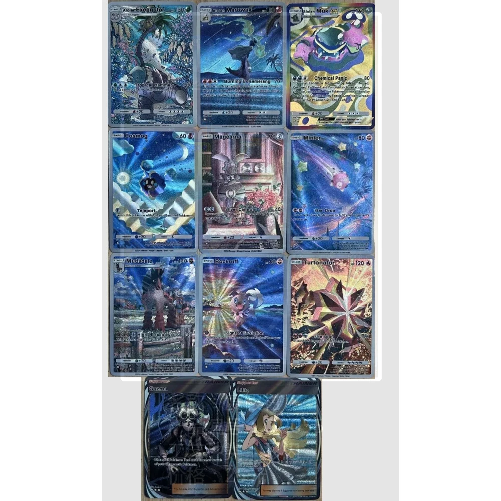 Diy pokemon bolso ptcg eevee pikachu acg auto controle coletar assinatura negociação cartão flash anime presente dos desenhos animados