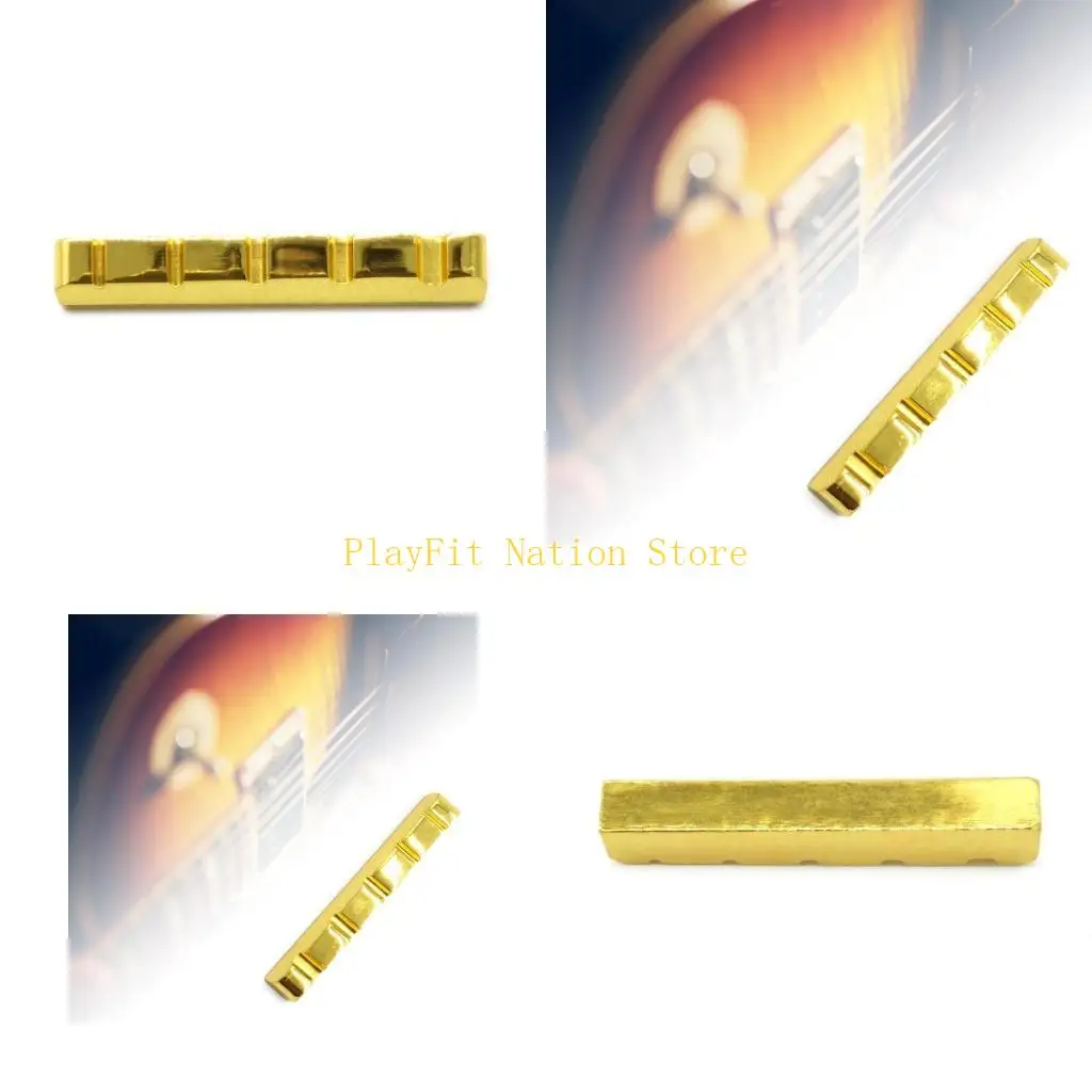 242f 5-string محاصرة مصنوعة من النحاس النحاس الجوز الجيتار الجيتار النحاس الجوز لأعلى سرج