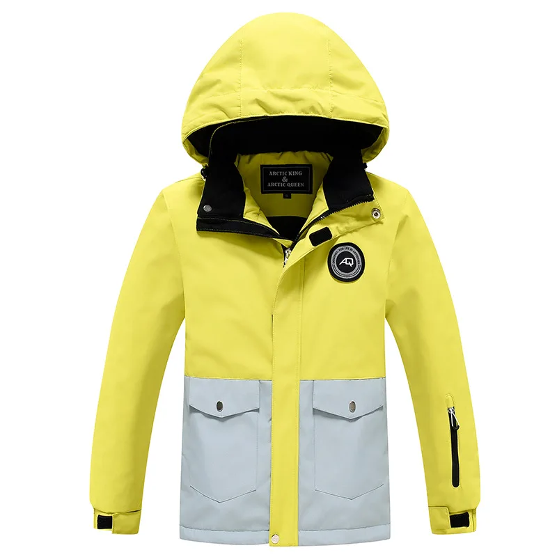 

Boys Girls Outdoor 2025 New Children's Ski Suits Snow Clothes Coats Waterproof Warm Winter Jacket Teenager Kids Hoodie Tops