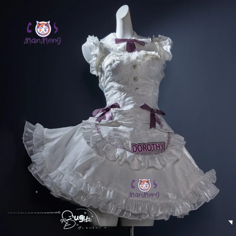 

Dorothy NIKKE：The Goddess of Victory Cosplay Doro Costume Halloween Carnival Sweet Lolita Dress Wig Props Women Maid Net Uniform