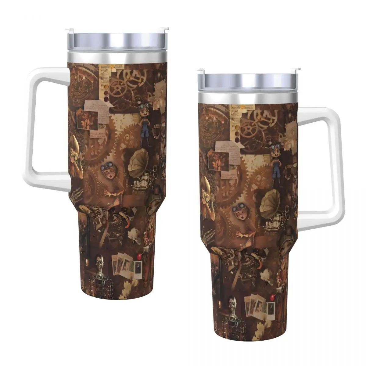 Identitys Vs Stainless Steel Tumbler Travel Mugs Cup Large Coffee Mug Leakproof Cold Drink Milk Tea Water Bottle