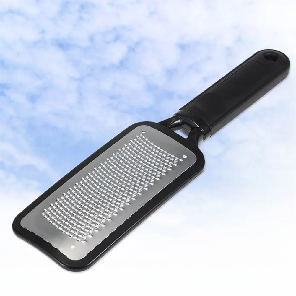 

Эргономичная пилка для ног из нержавеющей стали, двусторонняя, для удаления мозолей, инструмент для педикюра, эффективное отшелушивание омертвевшей кожи, уход за ногами