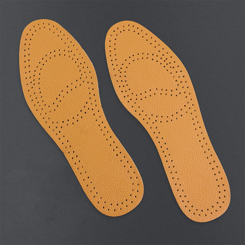 

3Pairs Shock Absorbing Shoe Insoles Cow Breathable Shoe Cushions for Adults Size 39-40 Foot Pressure Relief Motion