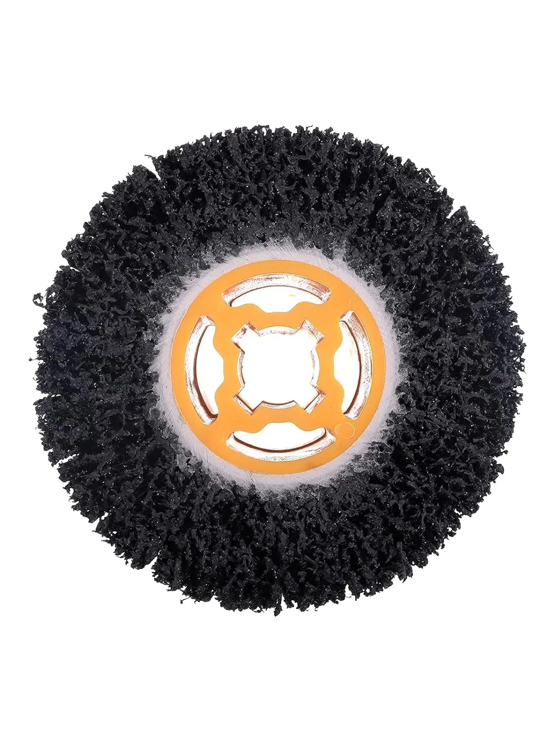 6 Pack Abrasive Drum Paint and Rust Remover, 40 Grit Abrasive Wheel Wire Drawing Polishing Wheel for Wood Metal Surface Polishin