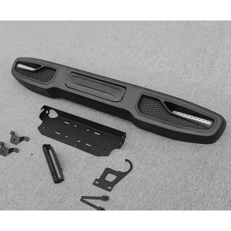 

Steel black JL front bumper with LED lights for wrangler JL car bumper