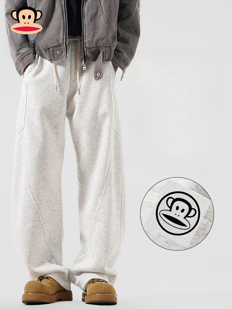 

Мужские повседневные брюки Paul Frank American Style: весенний тренд, рабочая одежда, спортивные свободные прямые брюки, хлопковые, не мнущиеся