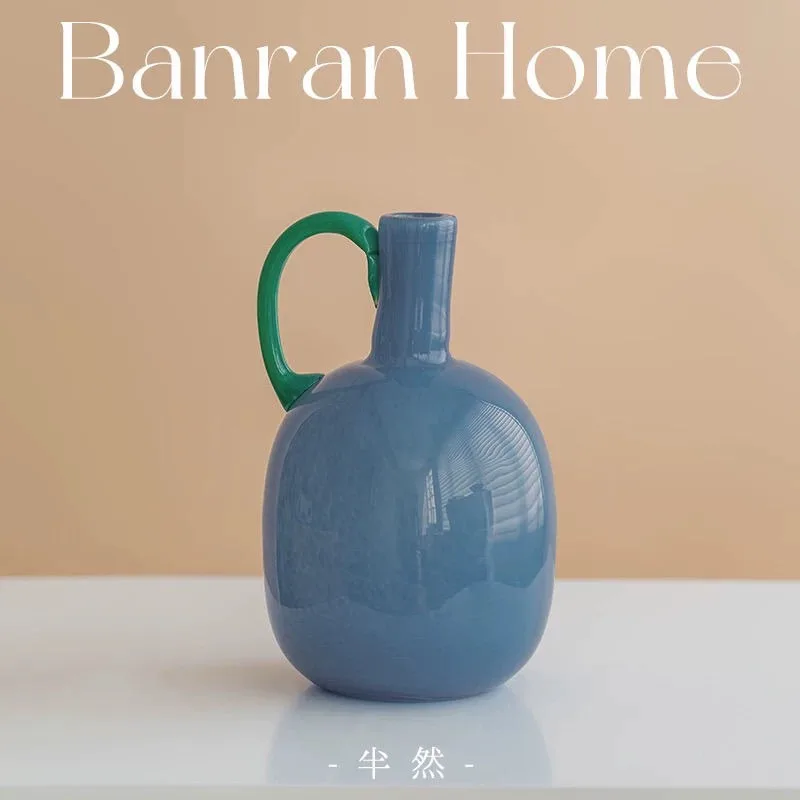 

Scandinavian Minimalist Pitcher Vase - French Elegance Meets Instagrammable Aesthetic Floreros Vintage Home Decor
