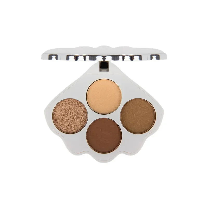 1 Pcs Eye Shadow Matte Shimmer Makeup Eyeshadow Palette High Pigmented Makeup Pallet Kawaii Shell Eyeshadow Container Косметика