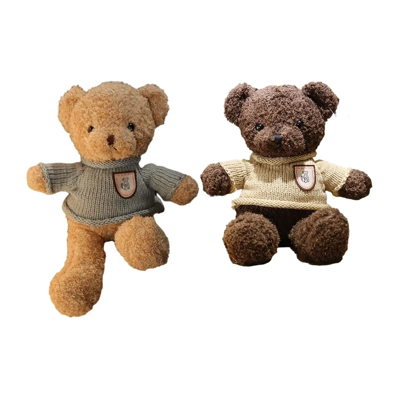 Realistic Bear Stuffed Animal Valentine's Day Gifts for Children Kids Teens