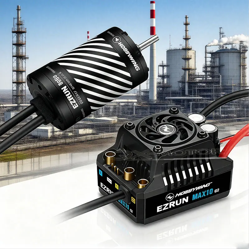 

HobbyWing MAX10 G2 Brushless Motor And ESC 80A 140A 3652 3665 G3 for 1/10 Scale RC Car High Power Electronic Speed Controller