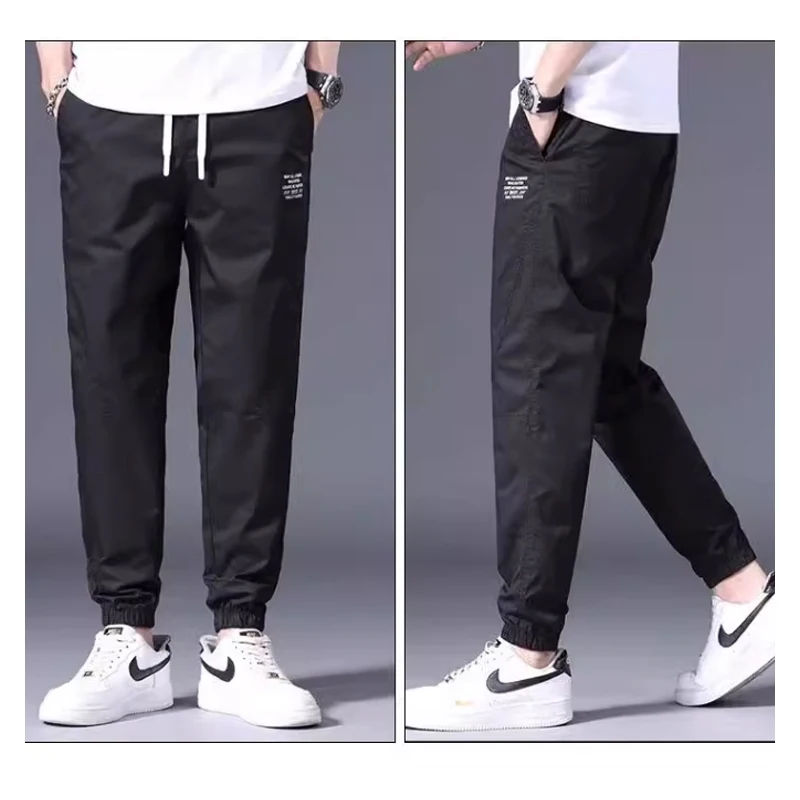 Jack Jones Summer New Multi Pocket Workwear Pants for Men Loose Straight Leg Versatile Casual Pants for Men