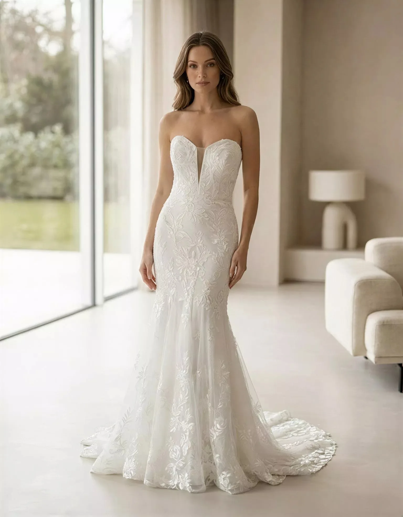 2026 Custom Mermaid Wedding Dress Lace Appliques Off Shoulder Sweetheart Neckline Elegant Bridal Gown Vestidos de Novia