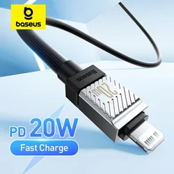 Baseus CoolPlay Series Fast Charging Cable USB For iPone 2.4A And TypeC For IPhone 20W