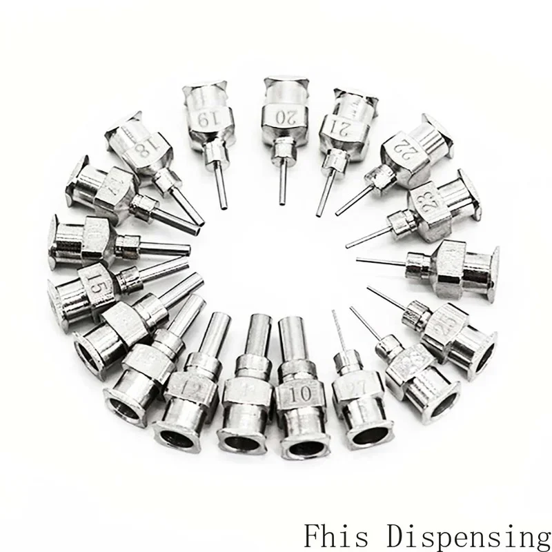All metal dispensing needle 1/4inch-cannula blunt-end 12PCS/LOT