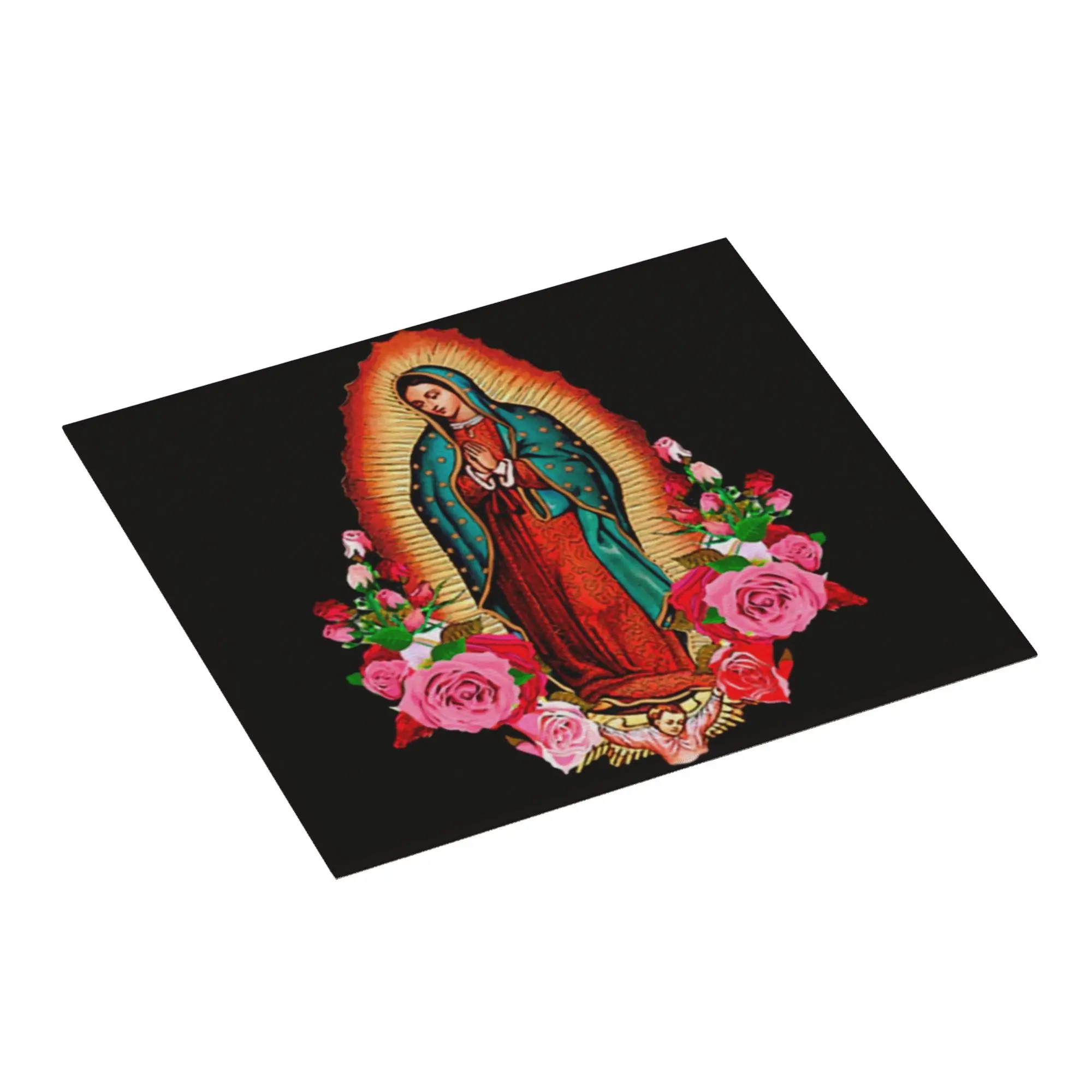 Drying Mat For Kitchen Our Lady Of Guadalupe Virgin Mary Water Absorbent Waterproof On Slip Kitchen Counter Protector Mat