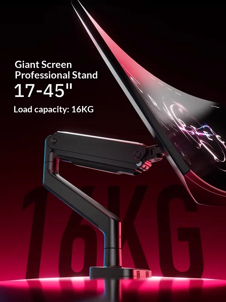 Brateck E560 Display Bracket Gas Spring Core 360-Degree Zone Adjustment Computer Display Screen Bracket Adjustable Tightness