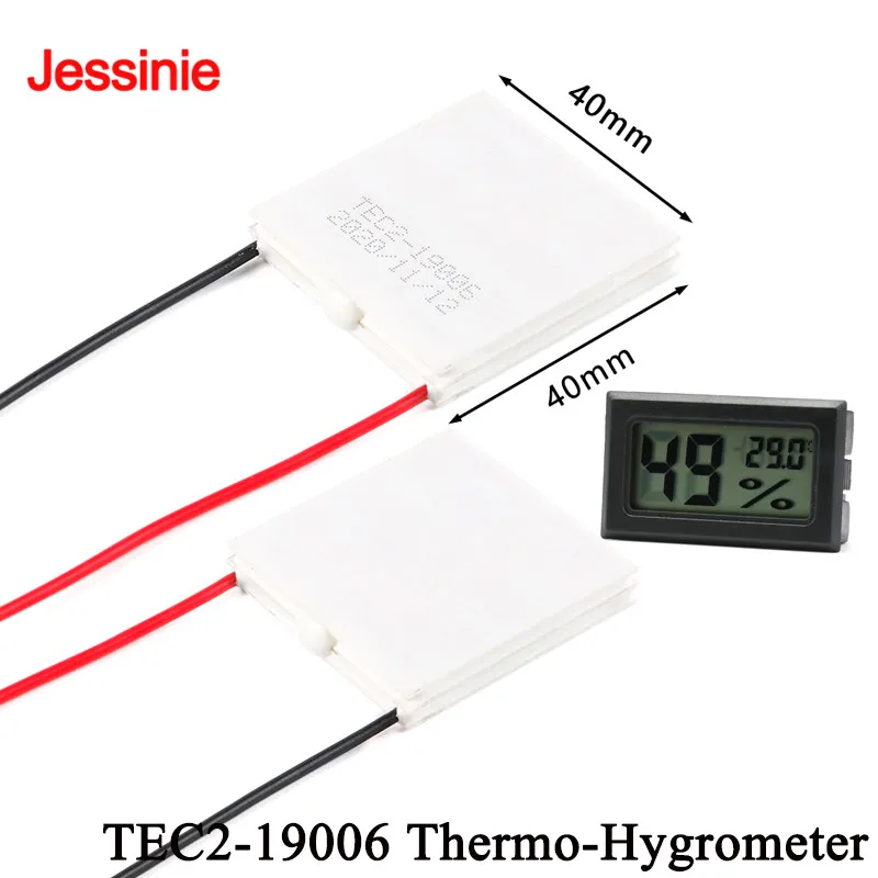 TEC2-19006 chip de refrigeração semicondutor de camada dupla geladeira refrigerador termoelétrico peltier grande diferença de temperatura