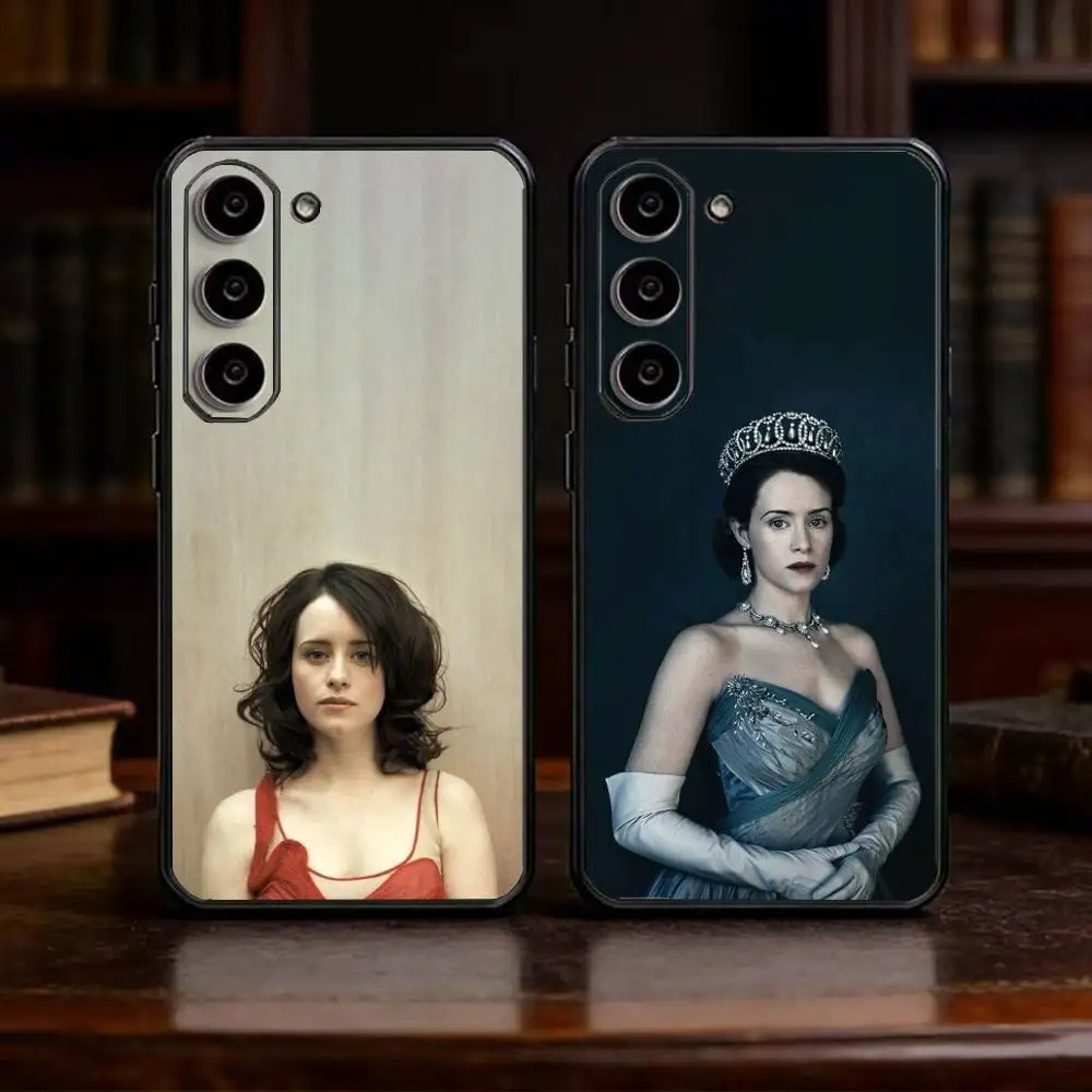 

Claire Foy Phone Case For Samsung Galaxy A20,21s,22,31,32,52,53,72,73,80,91 Soft Black Shell