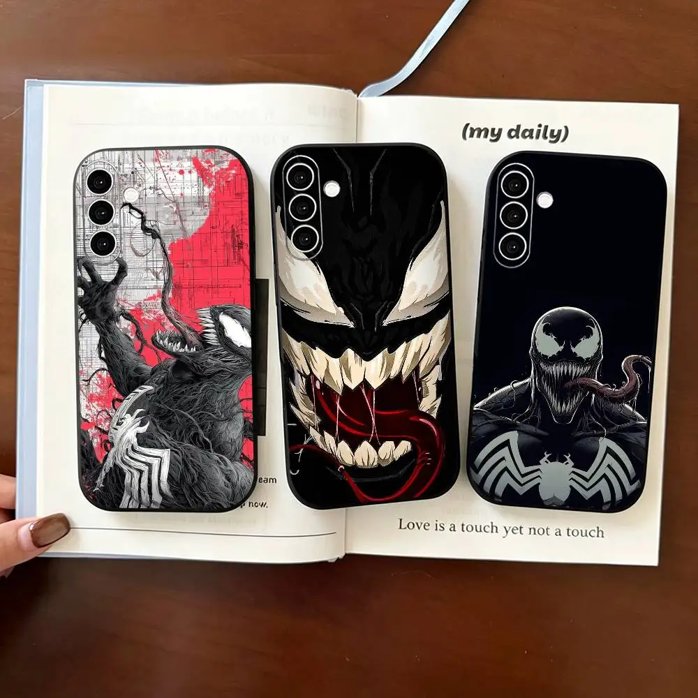 Cool Venoms Mens Fave  Phone Case For Samsung Galaxy A73,A72,A71,A70,A53,A52,A51,Others Soft Black Cover