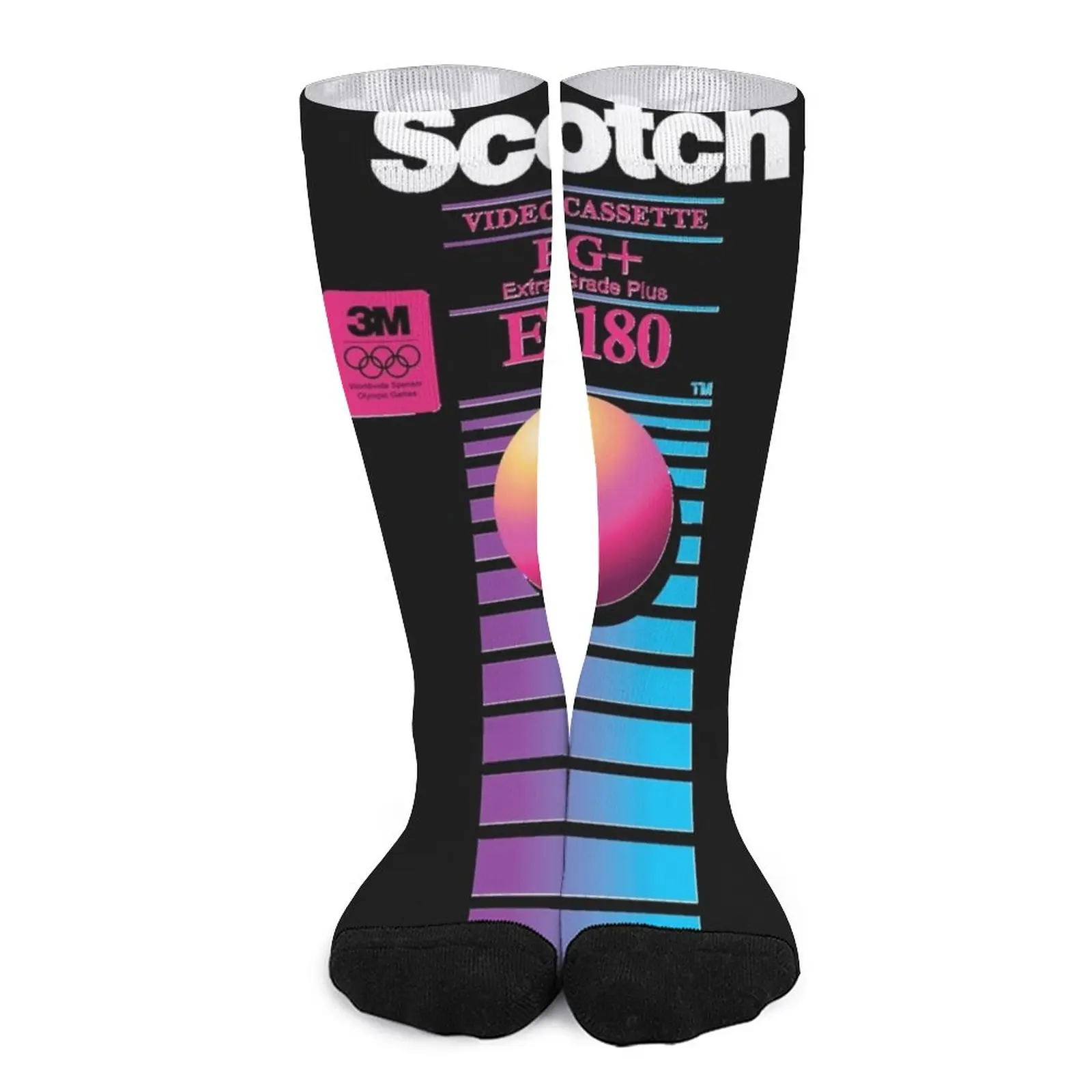 Vaporwave VHS Scotch E-180 EG+ Socks valentine gift ideas Sock Women Ankle socks woman