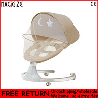 baby rocking chair baby bed cribs cradle for newborns electric rocking chair Infant crib Net Bluetooth Music Baby Rocking Chair