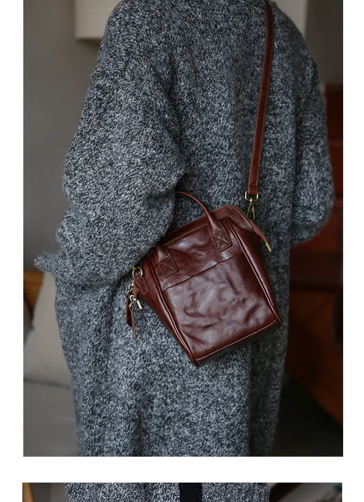 PNDME Modedesigner handgefertigter Damen-Multifunktionsrucksack aus echtem Leder, lässige Outdoor-Handtasche aus Rindsleder für den täglichen Gebrauch. – Detail 11