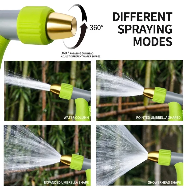 High Pressure Car Wash Gun Set 5-Piece Universal Garden Spray Nozzle Home Garden Flushing Greening Irrigation Landscape Water Gu