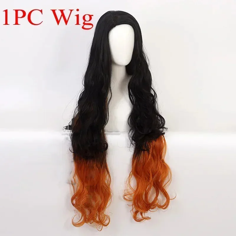 شعر مستعار كوسبلاي أنيمي كيمونو كامادو نيزوكو زي الهالوين للنساء والأطفال؛ 3، v'5.t؛ 8،