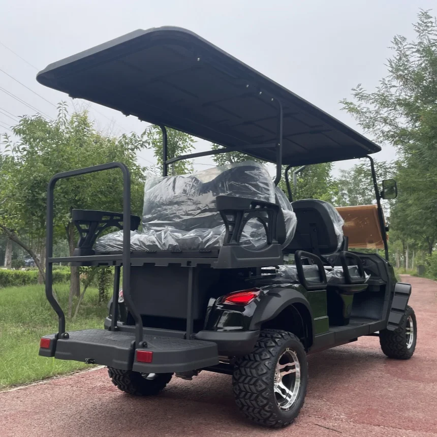 Hot Selling 60/72V Lithium Battery Sightseeing Cart Electric Off-Road Golf Cart Gas Or Battery Powered Golf Cart Model E 6 Seat