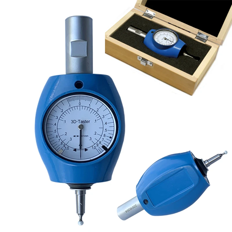 3D Edge Finder Machine Tool XYZ Axis Sensor Centering Rod Meter Universal Detector Tool Dial Indicator Workpiece Centering