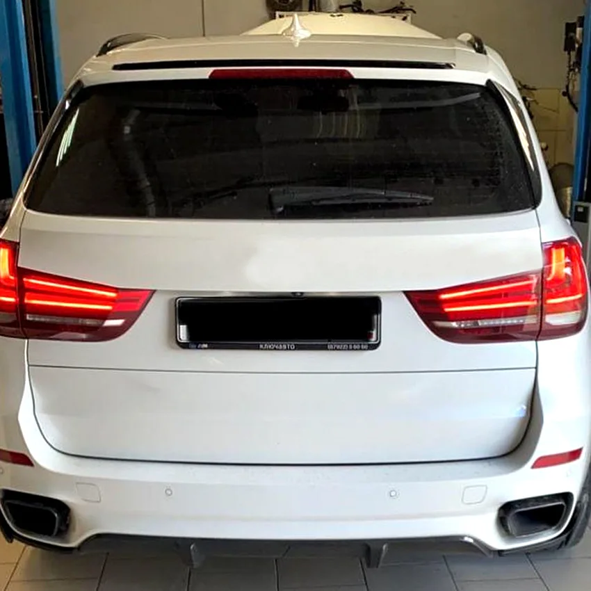 

Задний спойлер на крышу для BMW X5 F15 2014-2018, глянцевый черный/под карбон