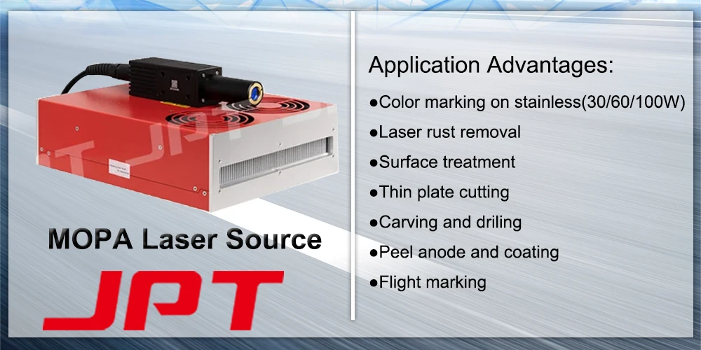 JPT 300W Faserlaser-Markiermaschine JPT MOPA M7 100W/200W/300W Metall-Gravur- und Schneidemaschine für Gold- und Silberschmuck mit D80-Drehvorrichtung – Detail 4