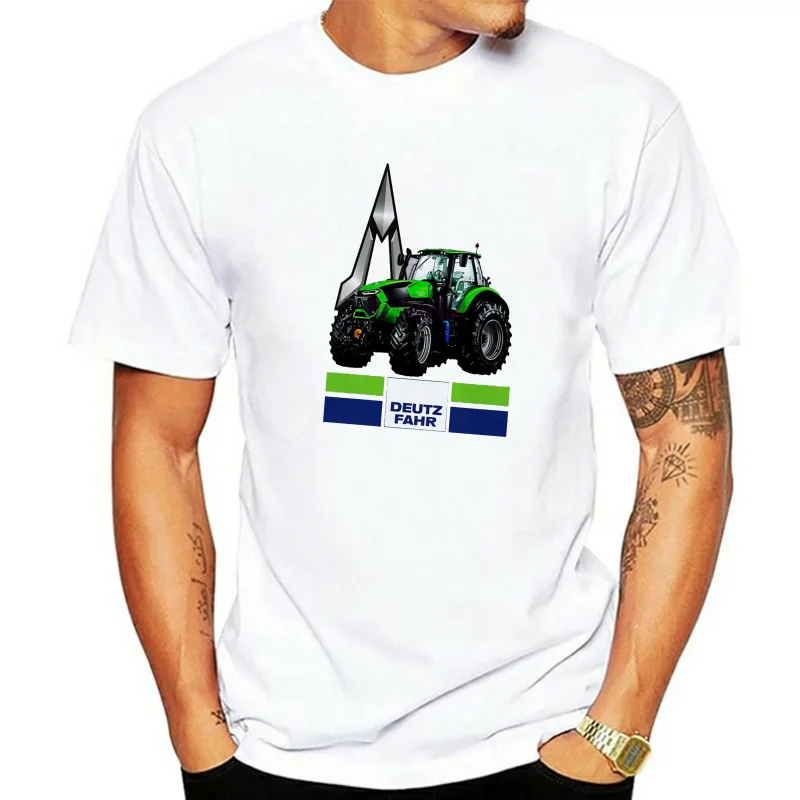 Deutz Fahr Tractor Men's White T Shirt