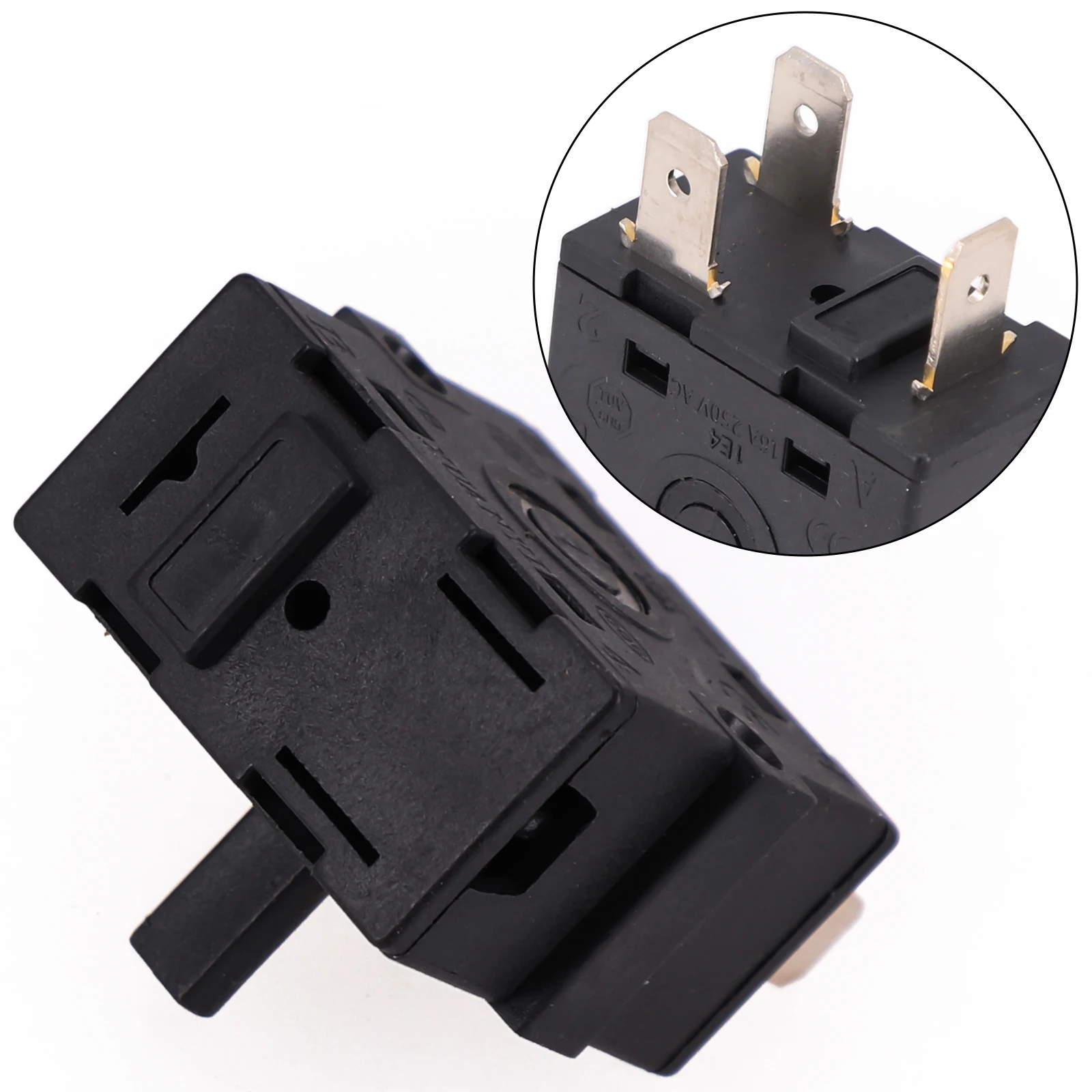 

3-контактный 5-контактный поворотный переключатель для электрических комнатных обогревателей переменного тока 250 В 16 А, совместимый с регуляторами температуры радиатора