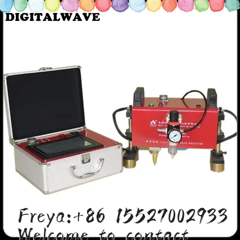 Portable red industrial control integrated machine, steel plate printer, metal plotter marking machine 150*50mm