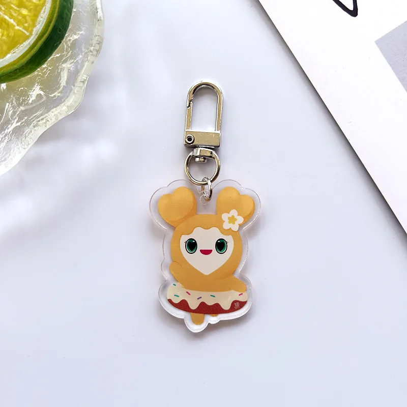 KPOP Keyring TWICE Cartoon Acrylic Keychain Pendant Momo Mina NAYEON Sana JiHyo Bag Accessories Fans Gifts