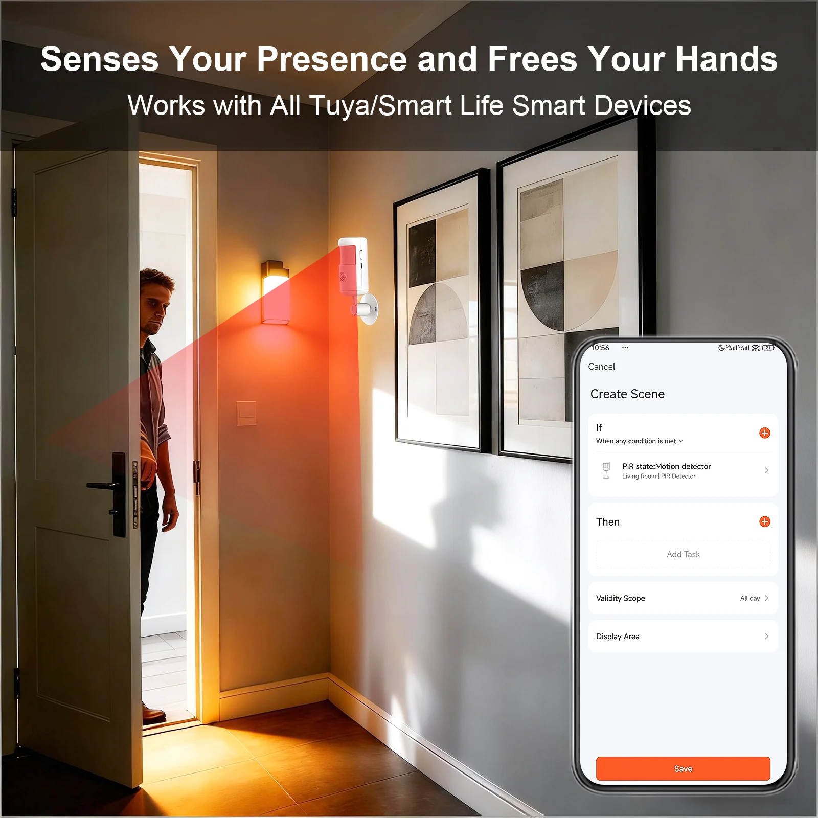 Detector infrarrojo WiFi DC 5V - Smart Home Mod reseña y precio