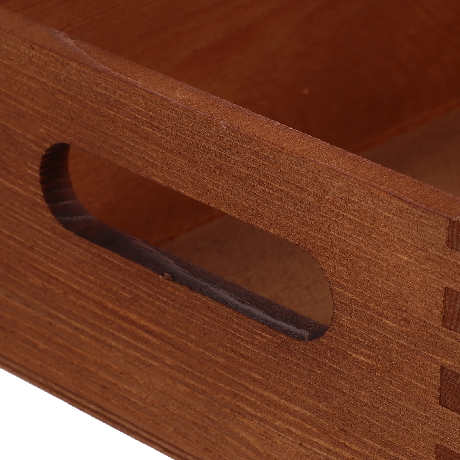 

Wooden Crates Storage Box Small Dyed Handle Office ganizer Wear Resistant Modern Wooden Boxes Crate Bin Home Storage