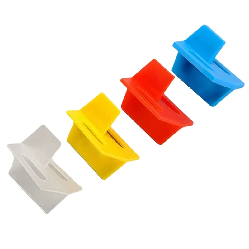 ABAE-Replaceable Floor Leveler Tile Spacer Clip Leveling System Reusable Floor Gap Clip Wedge Tile Tool 100Pcs