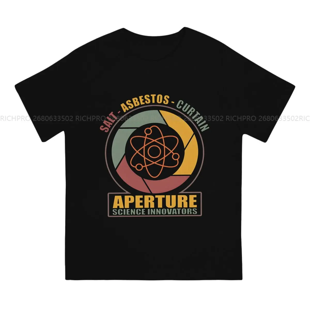 Portal Aperture Science Laboratories Unique TShirt Half Life Game Leisure Polyester T Shirt Newest T-shirt For Men Women