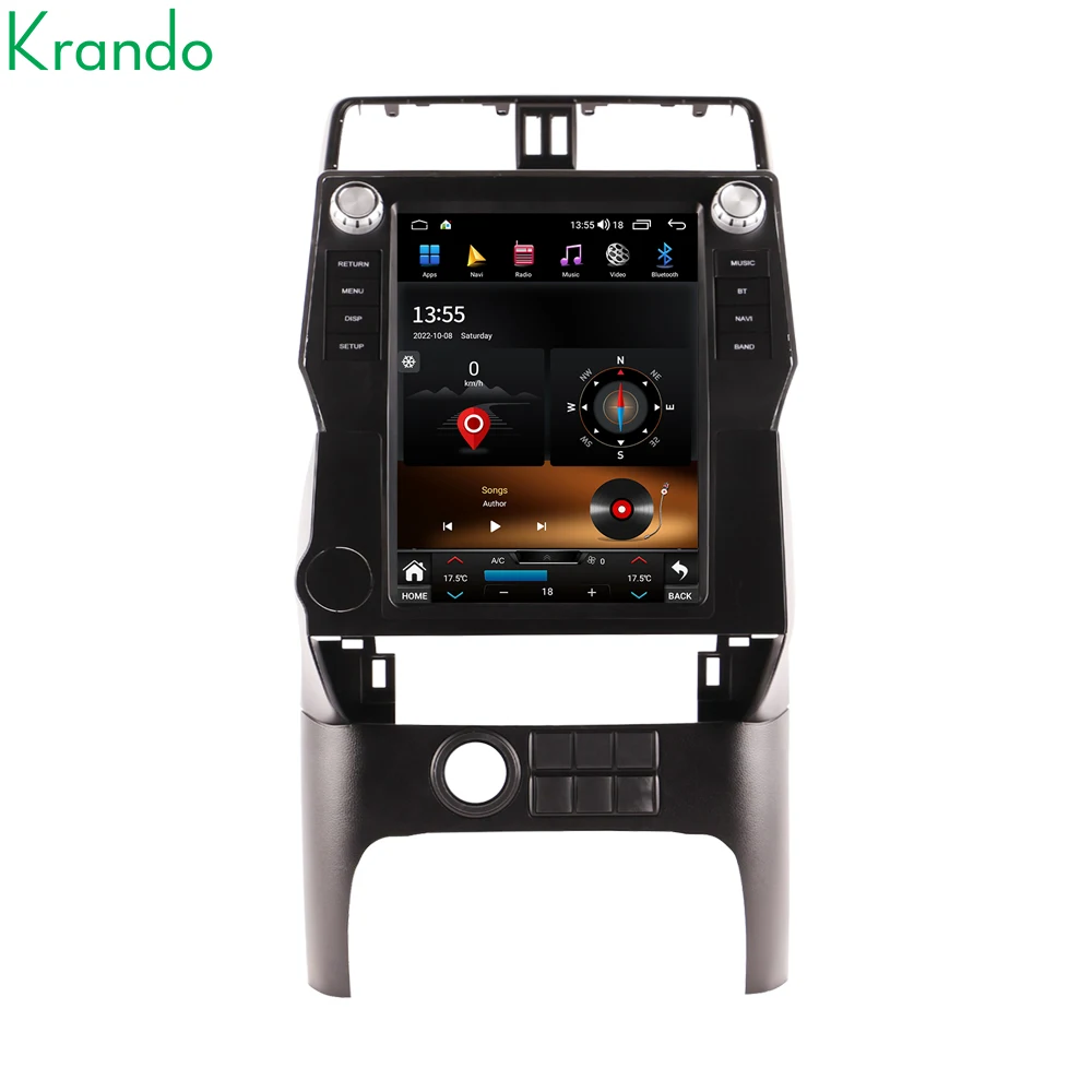 

Krando 12.1''Telsa Car Radio Android Car Radio For TOYOTA PRADO 2018-2020 Carplay Android Auto Radio DVD Navigation