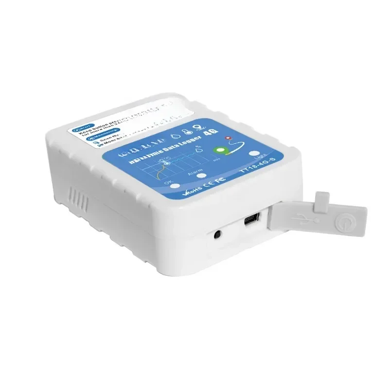 TT18-4G-S 4G/5G Data Logger Real Time Temperature/humidity/light/location Monitor for Cold Chain Logistic