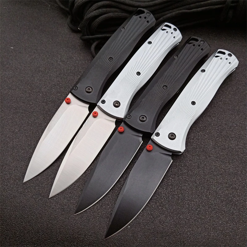 

M390 Blade BM 535 Bugout Folding Knife Aluminum Handle Outdoor Tactical Safety-defend Pocket Knives