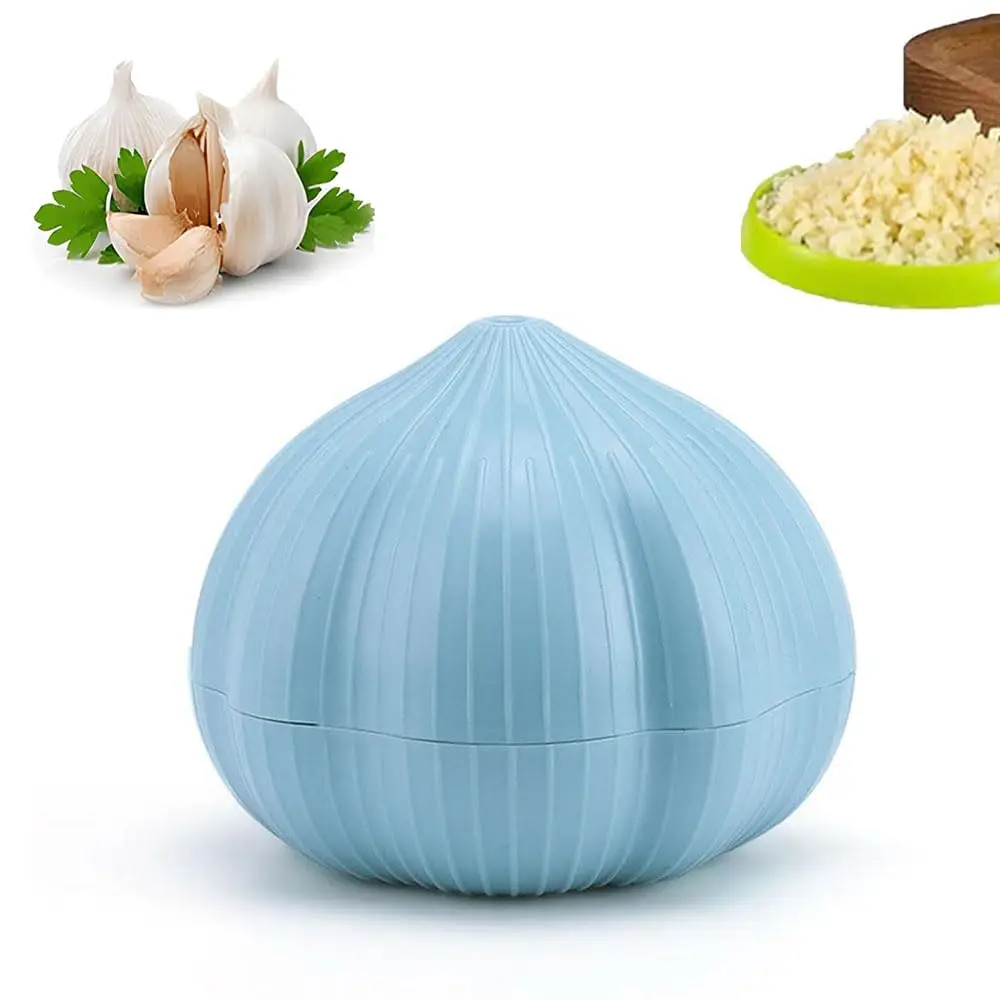 

1PC, garlic press, garlic ginger chopper, manual garlic grinder, kitchen tool, comfortable to touch, effortless